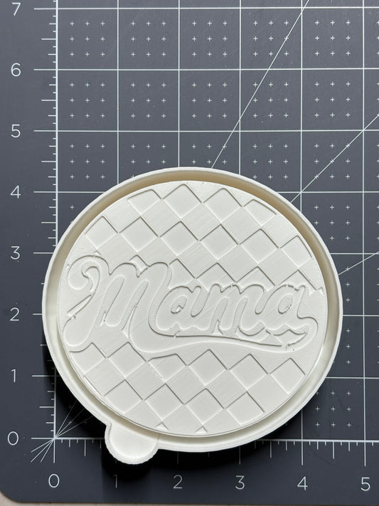 Mama Checkered Mold