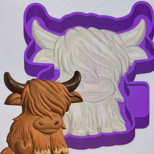 Sitting Highland 3d Mold