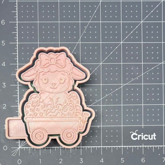 Lamb in a Wagon Mold