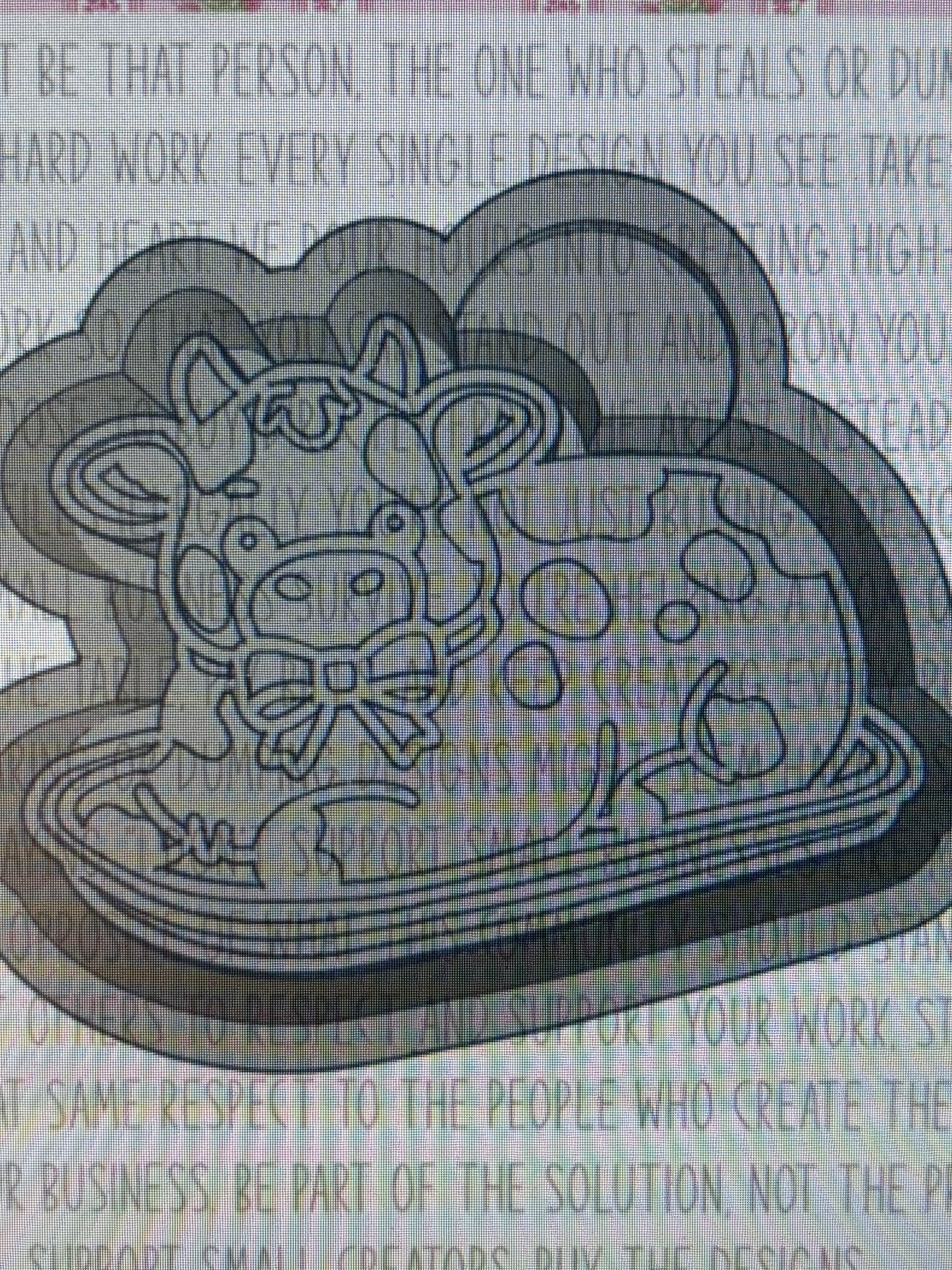 Cow Butter Bell Mold