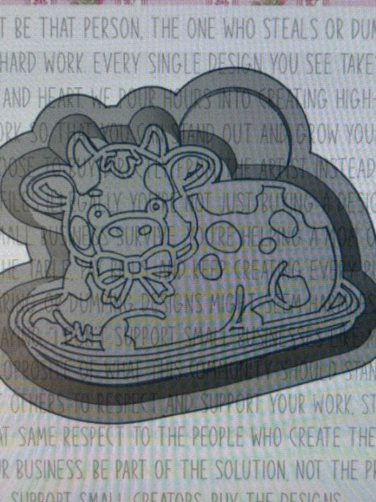 Cow Butter Bell Mold