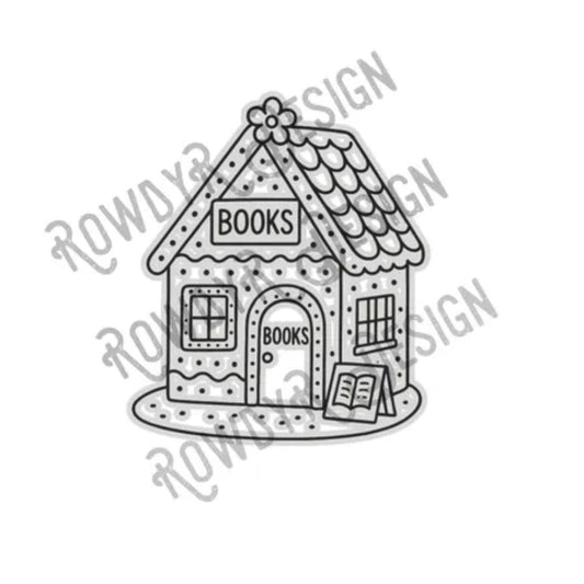 Gingerbread bookstore Mold