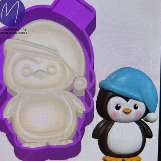 Santa Penguin 3d Mold