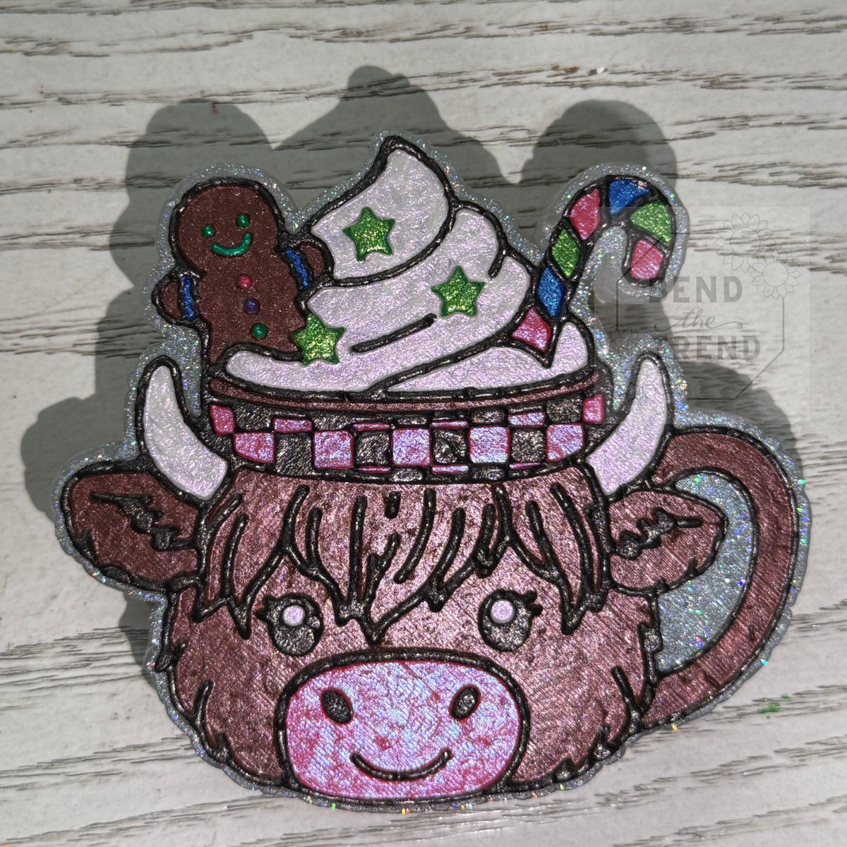 Highland Cow Christmas Mug Mold