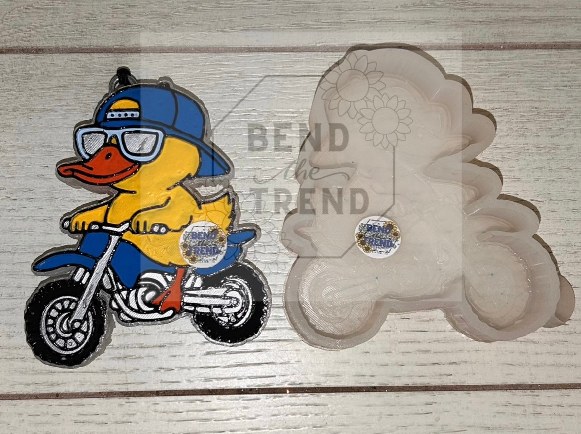 Duck Riding Motorcycle Mold