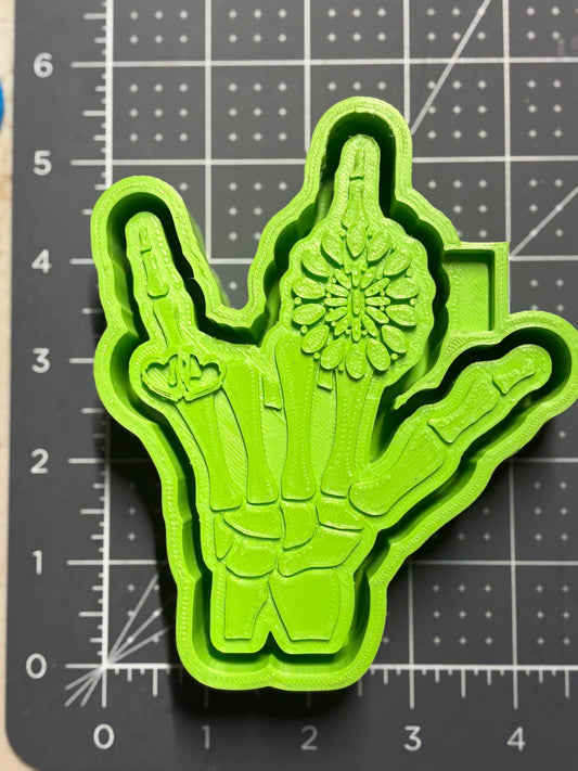 Turquoise Rock on Mold