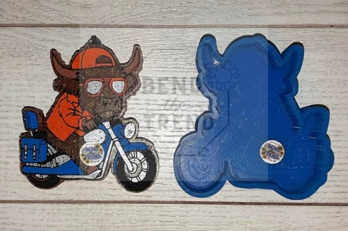 Highland Cow Motorcycle Mold