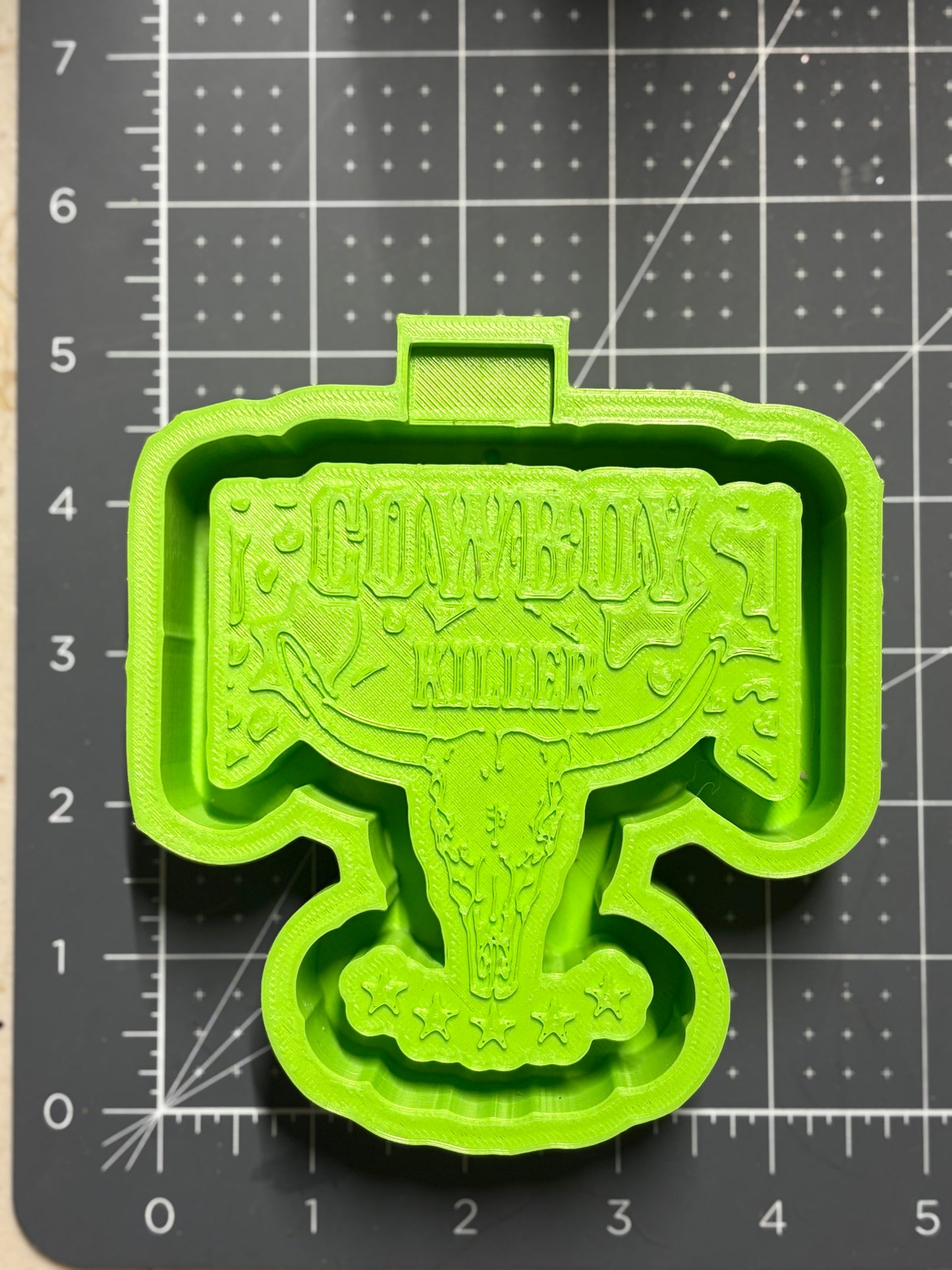 Cowboy Killer with Bull skull  Mold