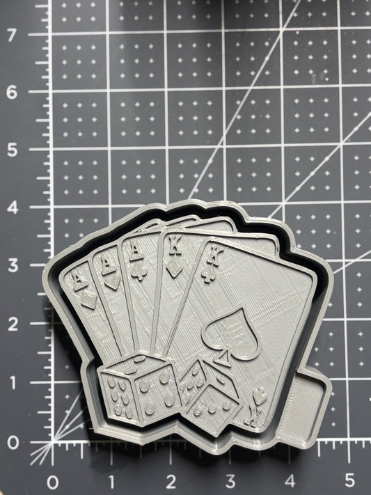 Cards & Dice Mold