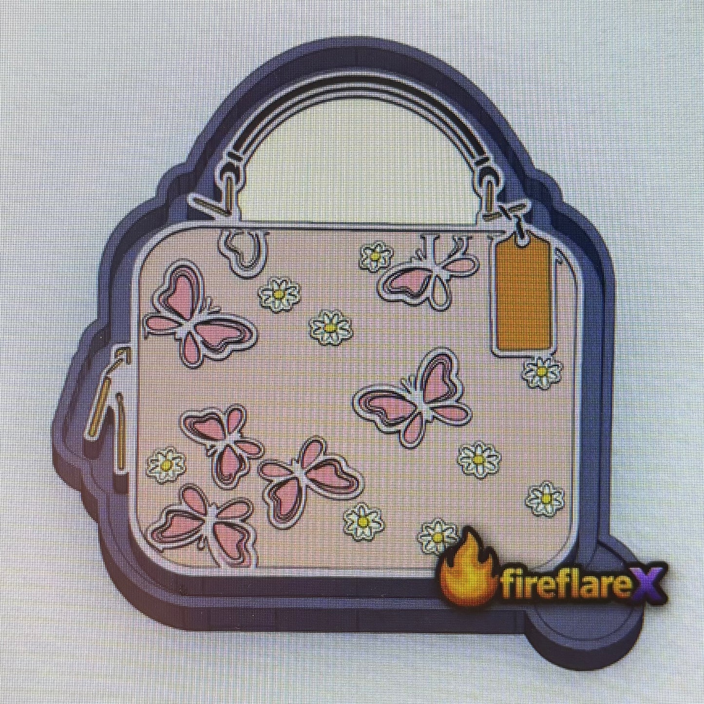 Butterfly Daisy Purse Mold