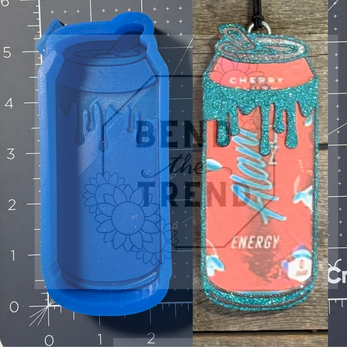 Drip Drink Can Mold (comes with 6 cardstock)