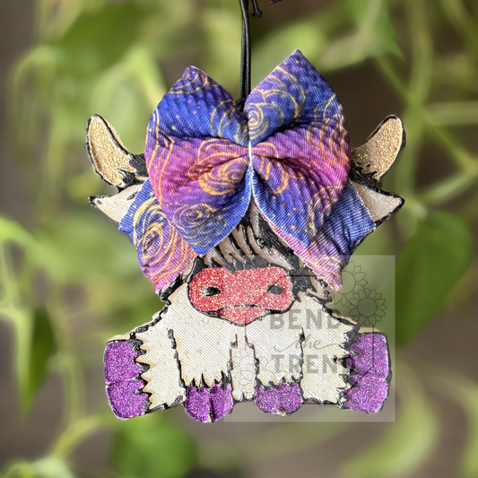 Sitting Highland Cow Mold