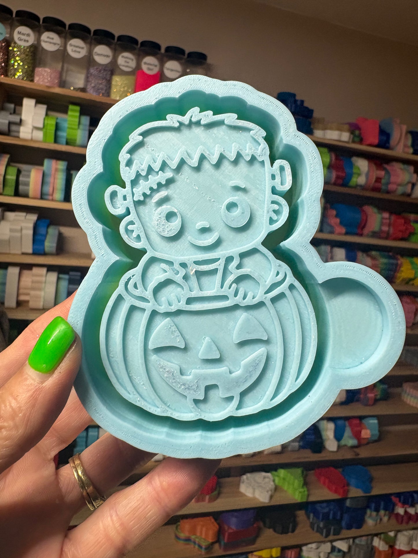 Frankie In Pumpkin Mold