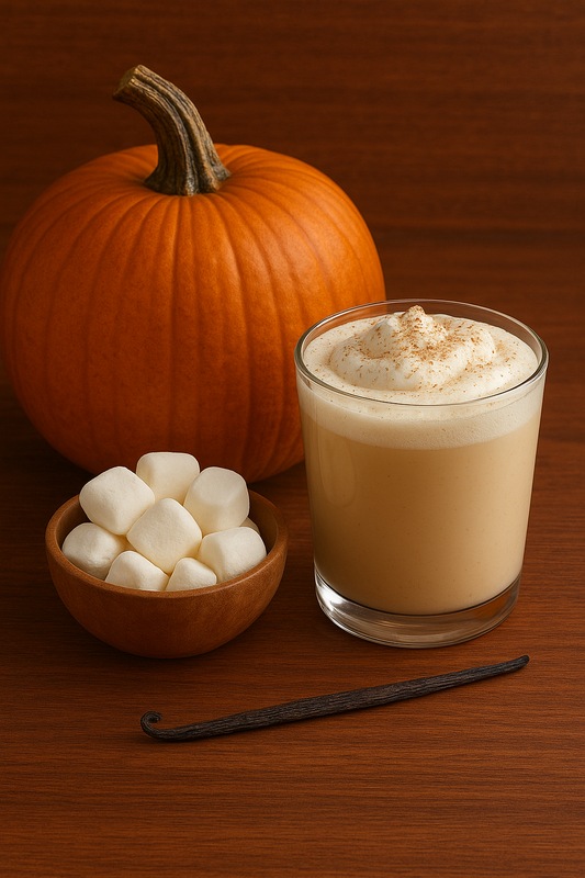 Vanilla Pumpkin Marshmallow Beads