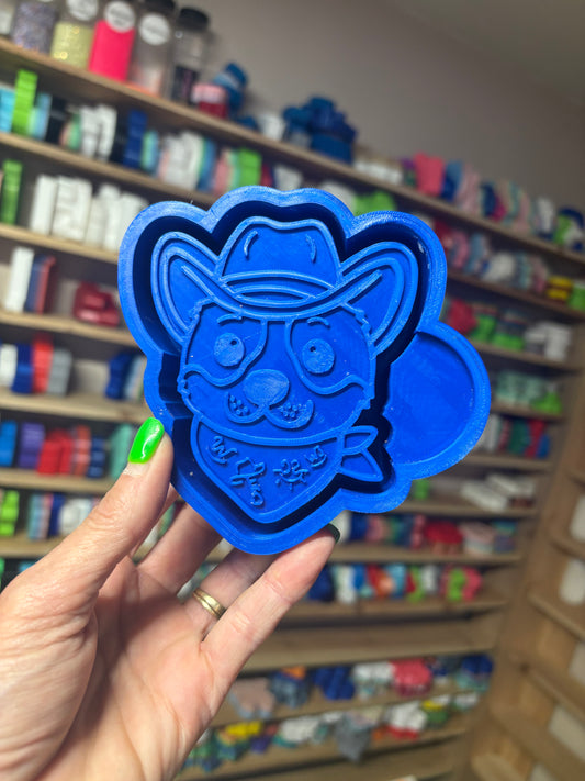 Western Branded Blue Healer Mold