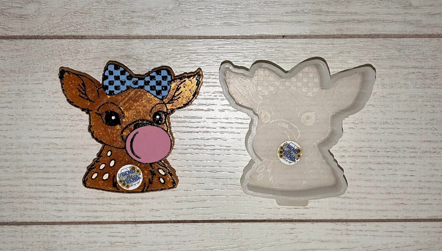 Deer Blowing Bubble Mold