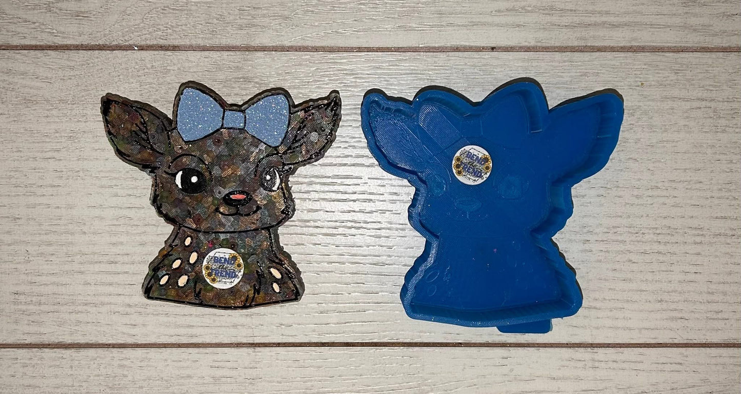 Deer w Bow Mold