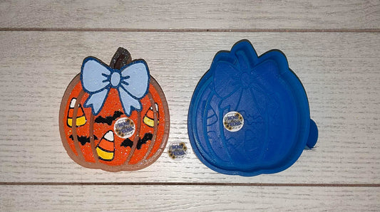 Candy Corn Bat Bow Pumpkin Mold