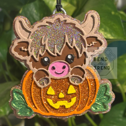 Highland Cow Pumpkin Mold