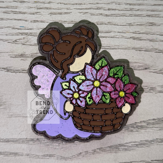 Angel Flower Basket Mold