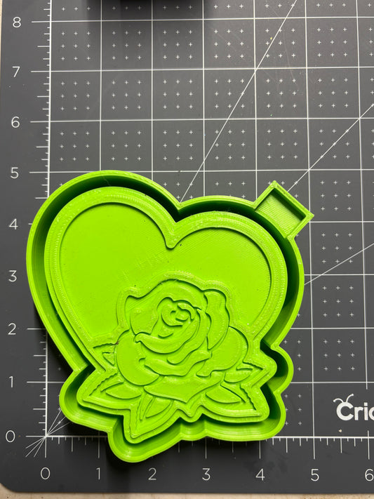 Heart with Rose Mold