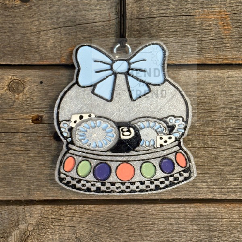 Turquoise Christmas Globe Mold