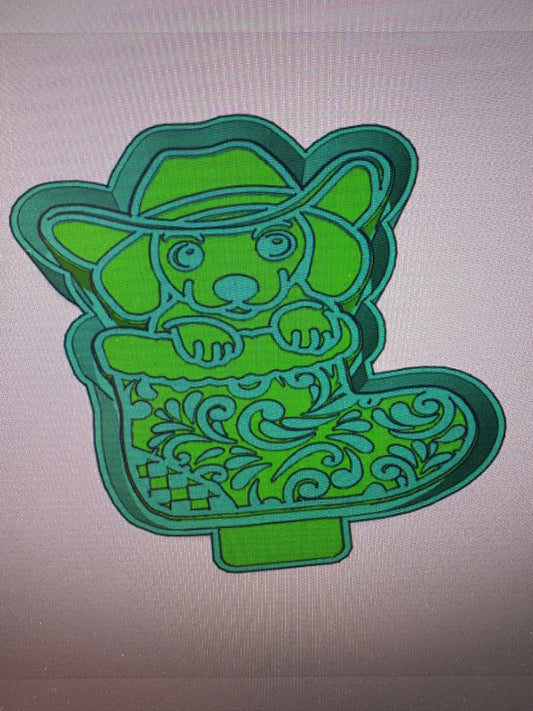 Dachshund in Stocking Mold