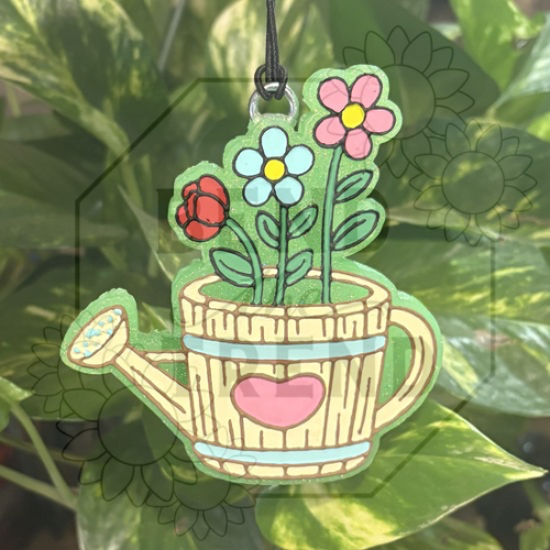 Floral Watering Can Mold