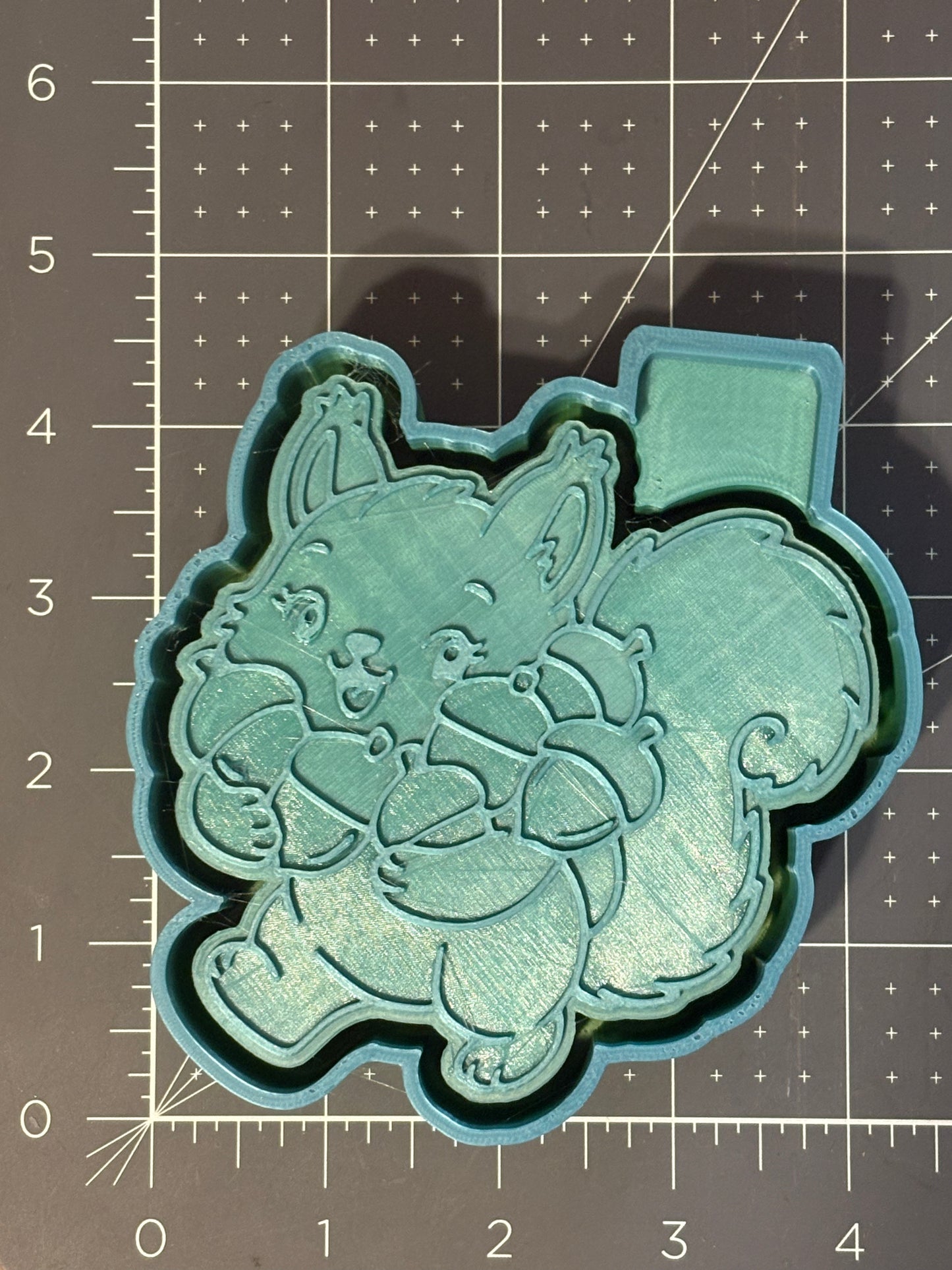 Squirrel with Nuts Mold