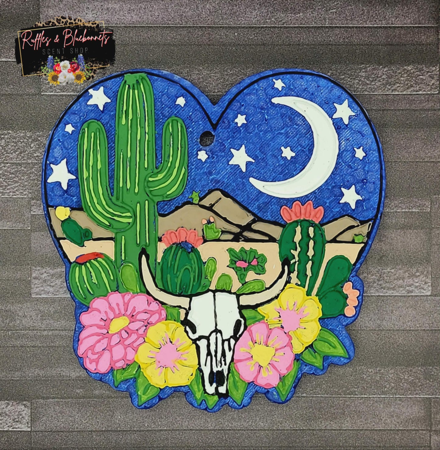 Cactus Moonlight Scene Mold