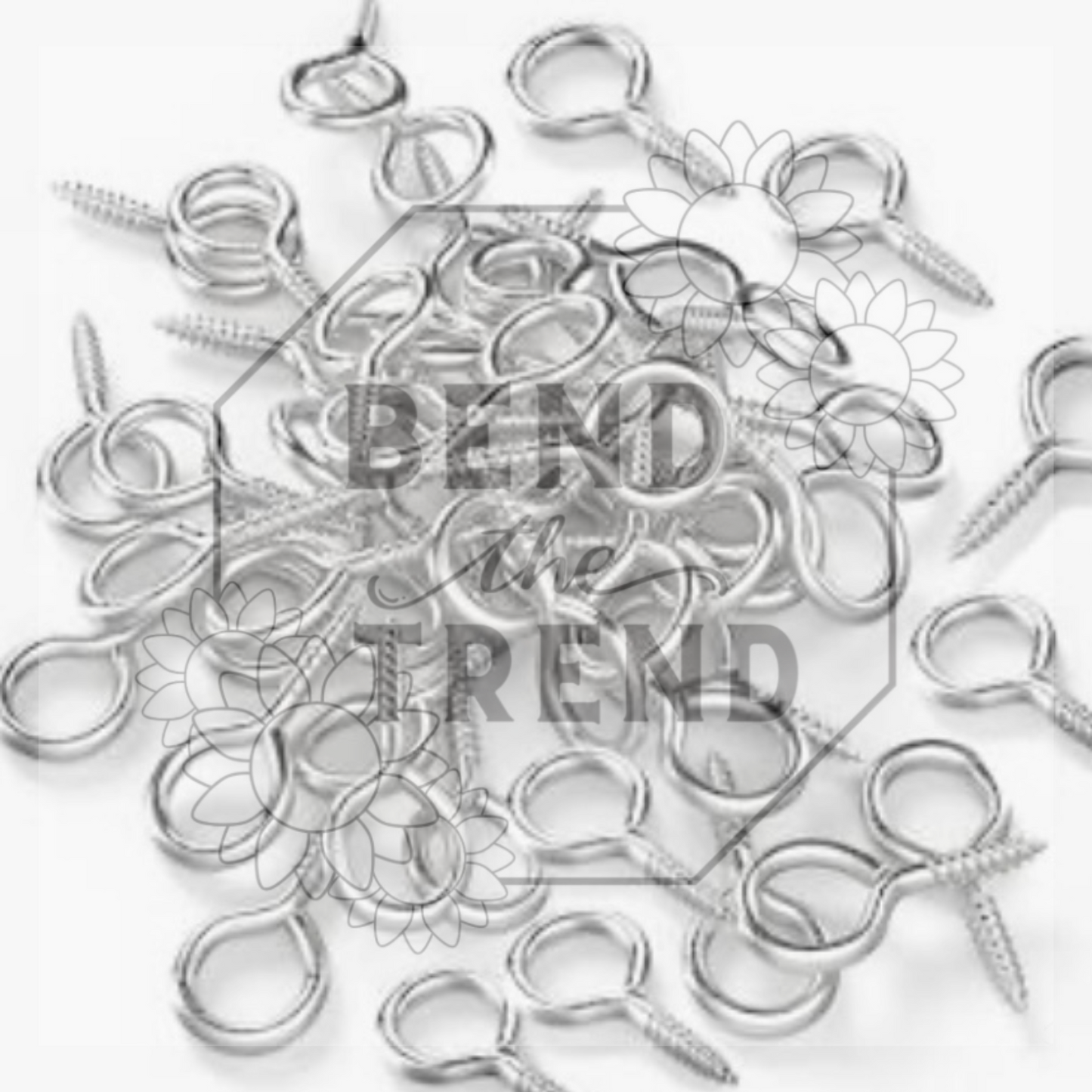 1" eye hooks 100 count