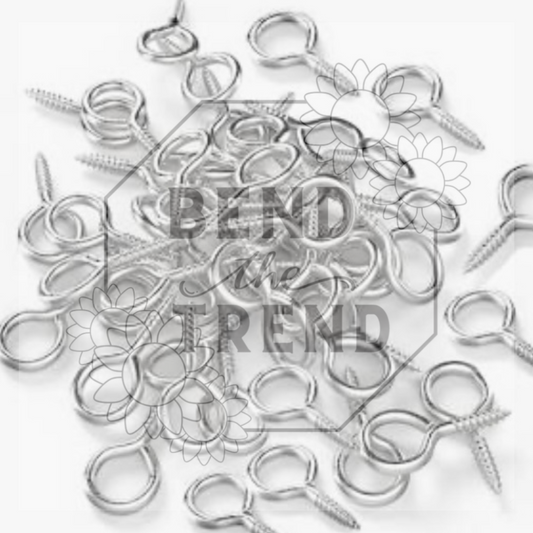 1" eye hooks 100 count