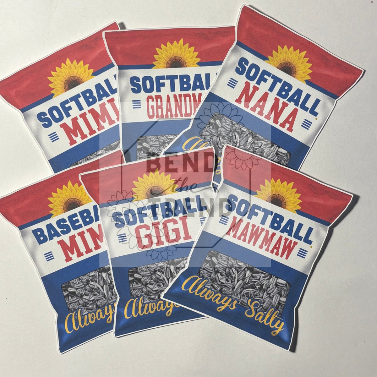 Softball/Baseball Always Salty (will come with 4 cardstock) Mold