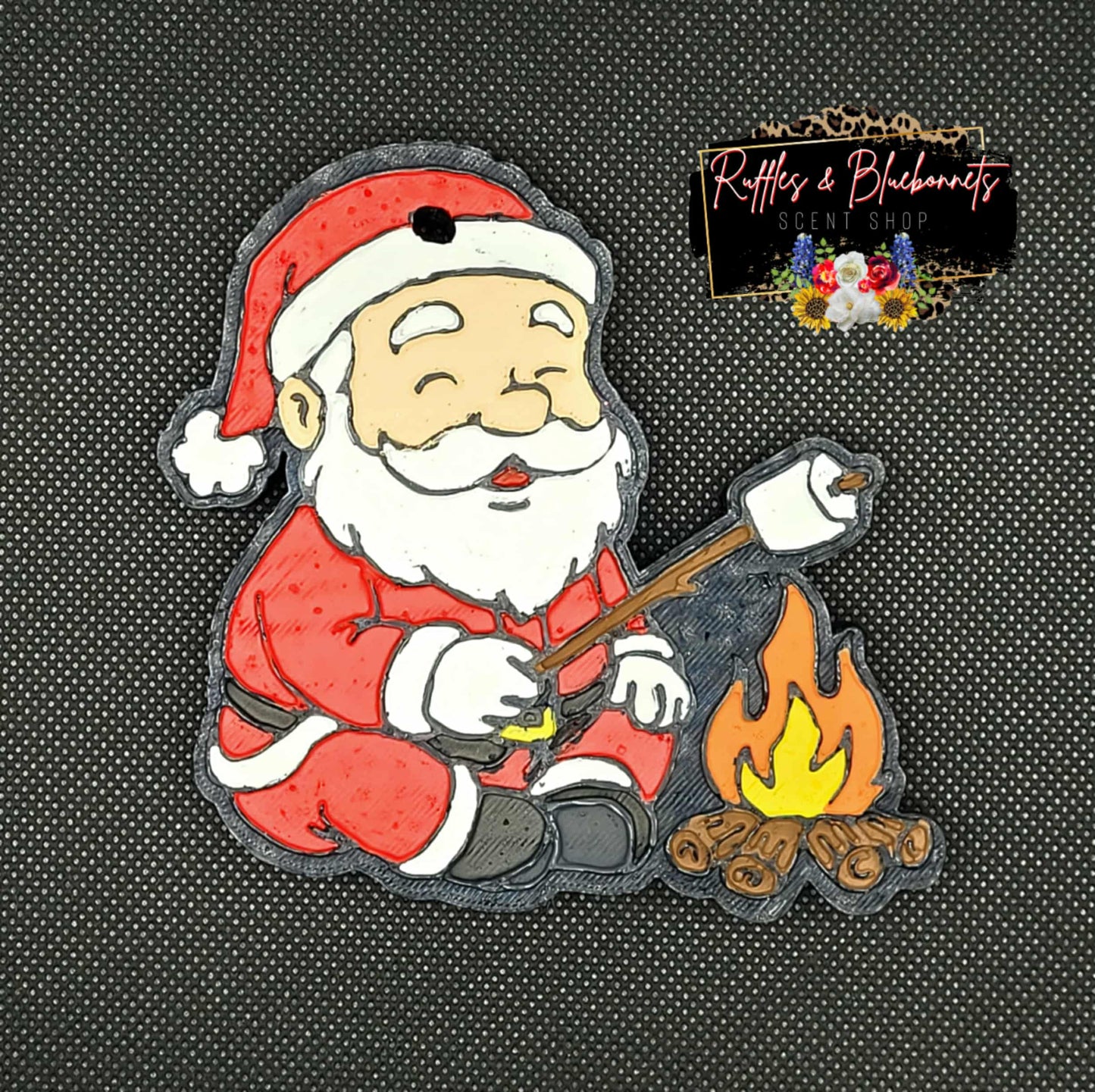 Santa Roasts Marshmallows Mold