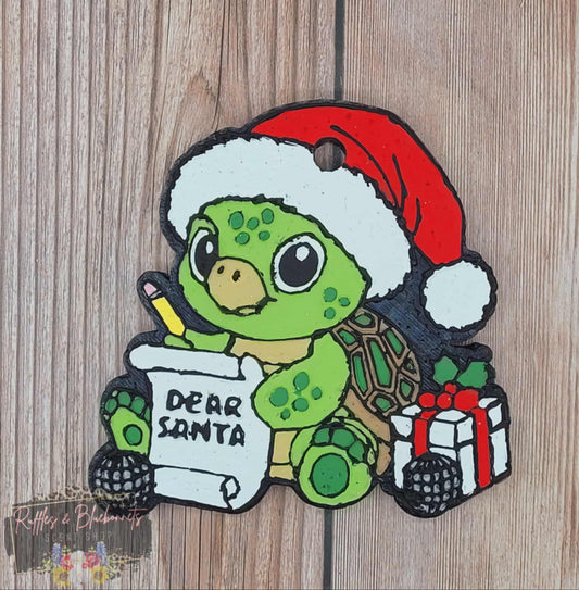 Dear Santa Turtle Mold