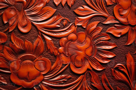 Cherry Leather Scented Beads