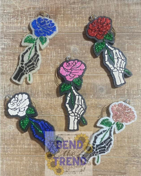 Rose Skeleton Hand Mold