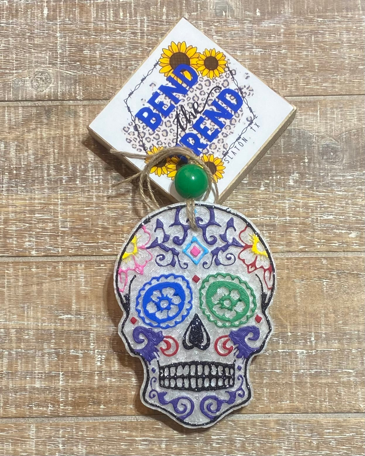 Sugar Skull Pumpkin Freshie