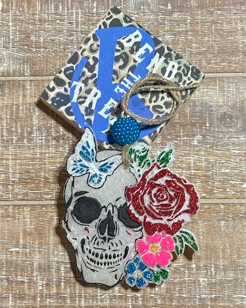 Floral Skull Freshie