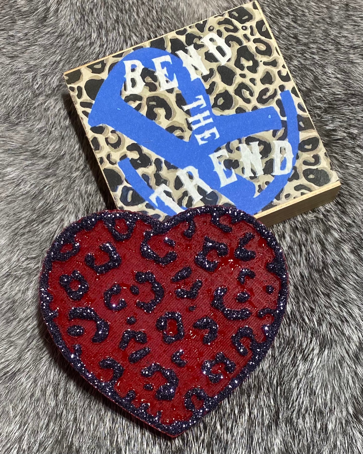 Cheetah Heart Freshie